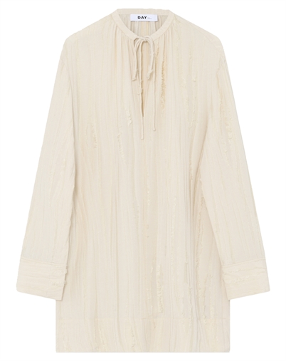 Day Birger et Mikkelsen - Glover Structured Fringes Kjole - Pistachio Shell